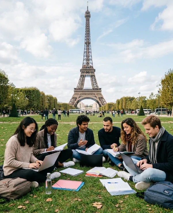 Students in France